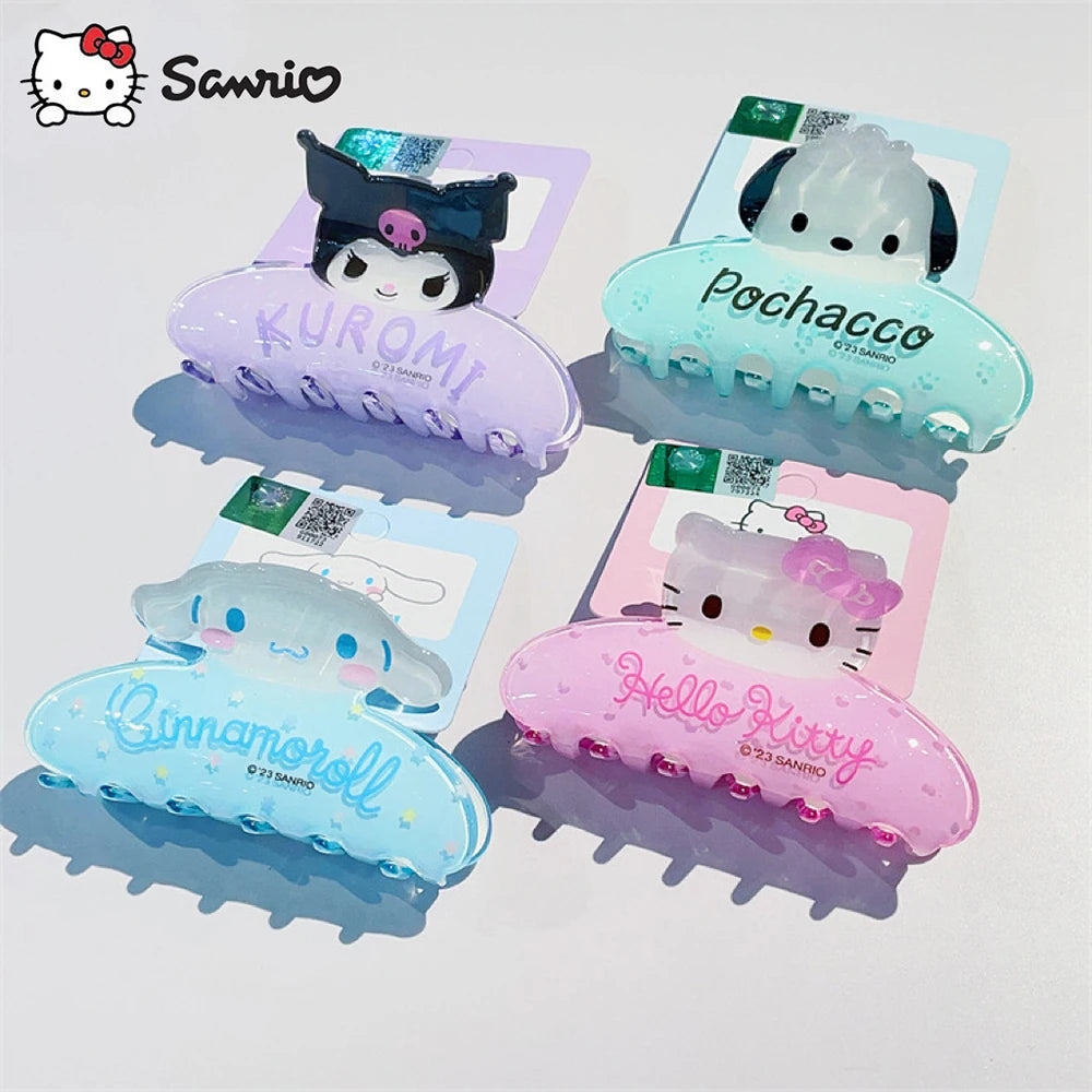 Hello Kitty & Sanrio Y2K Acrylic Hair Clips - Image 2