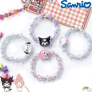 Sanrio Kuromi & Cinnamoroll Crystal Bracelet