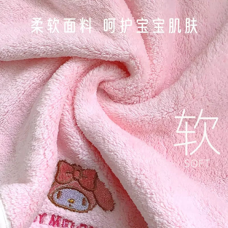 5pcs Sanrio My Melody & Cinnamoroll Children’s Face Washcloth Set - Image 3