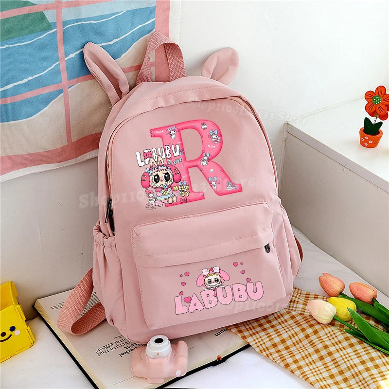 Labubu Melody Girl Kids School Bag - Image 15