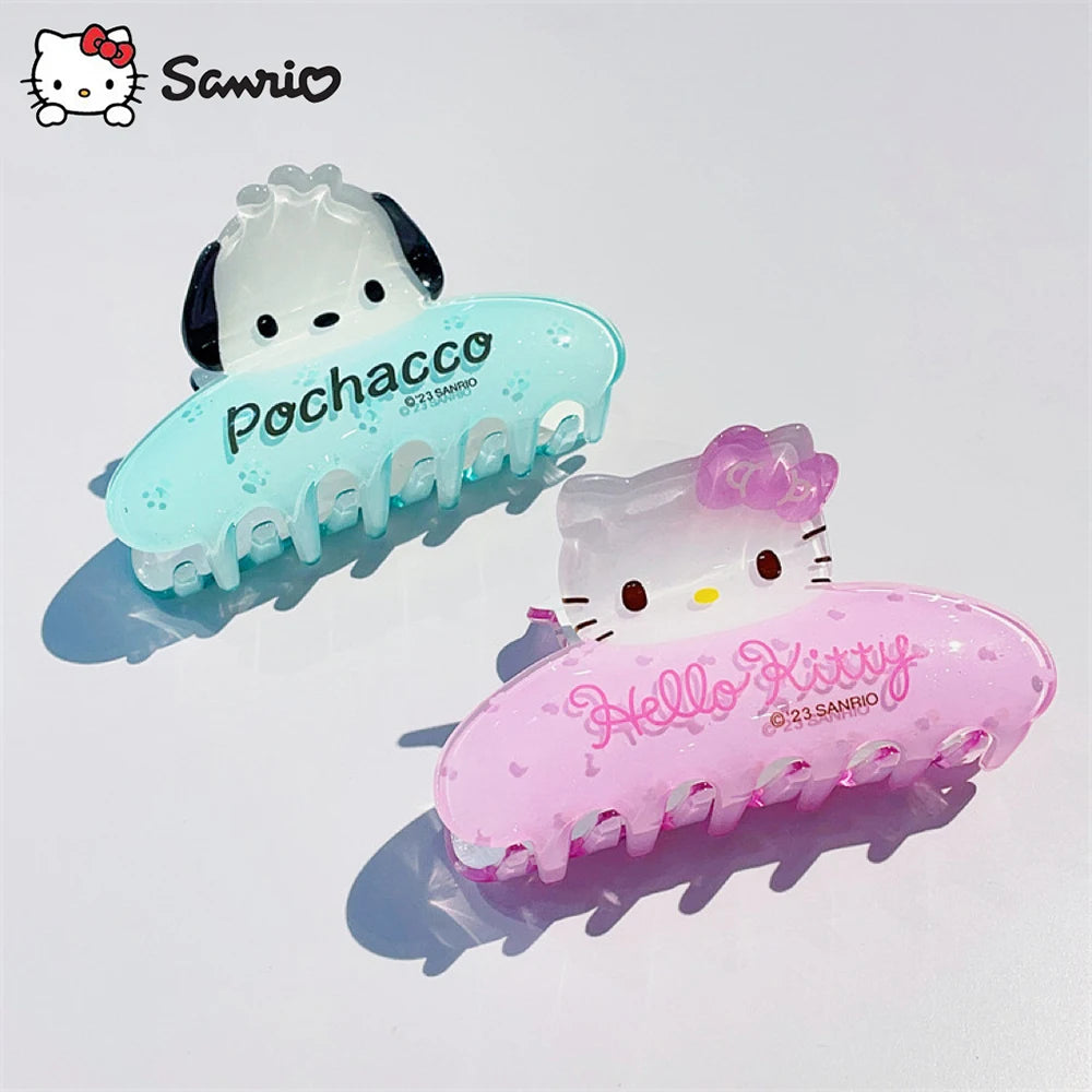 Hello Kitty & Sanrio Y2K Acrylic Hair Clips - Image 4