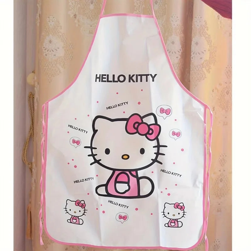 Funny Sanrio Cartoon Hello Kitty Apron Set - Image 5