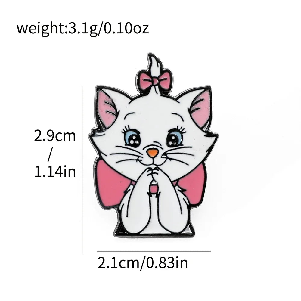 1 Set Disney Marie Cat Brooch - Image 6