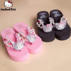 Hello Kitty Sanrio Soft Flip Flop Sandals