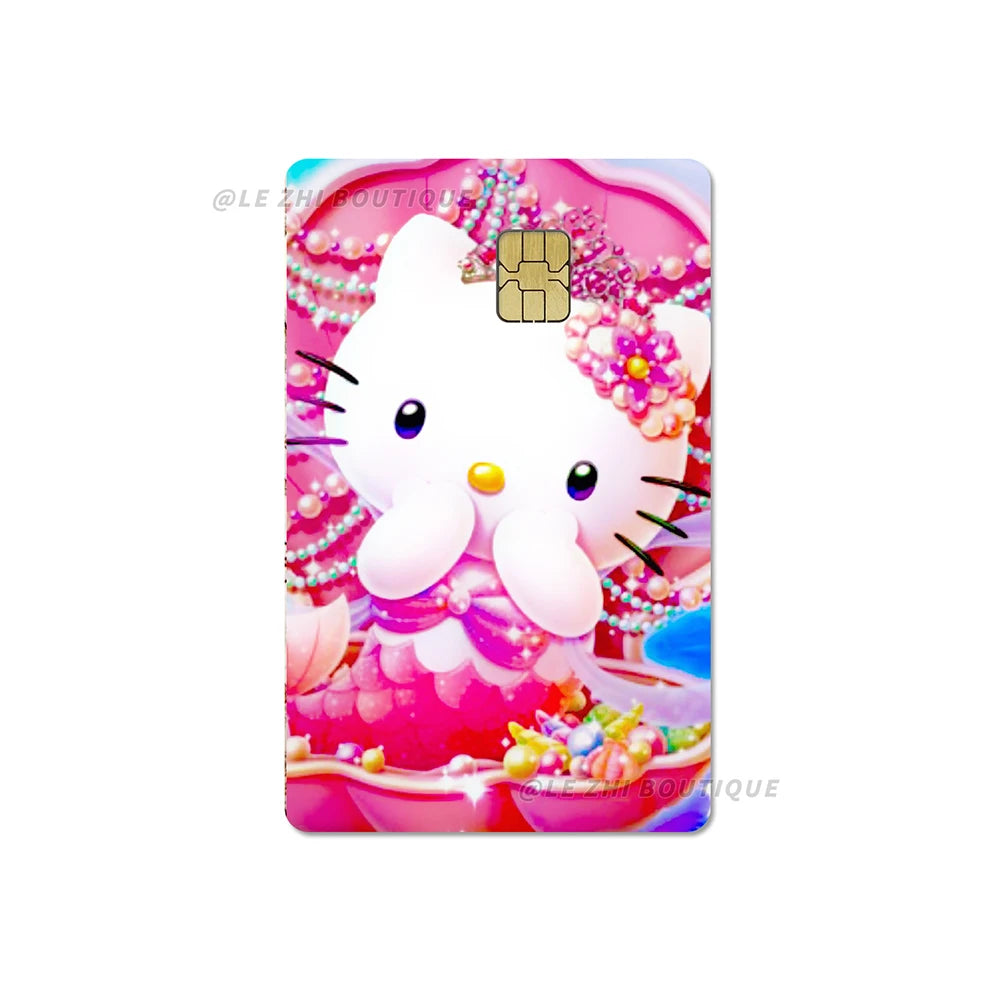 Sweet Sanrio Hello Kitty Credit Card Stickers - Image 44