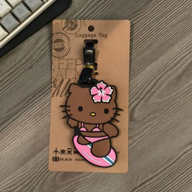 Sanrio Hello Kitty Black Skin Cartoon Baggage Tag - Image 3