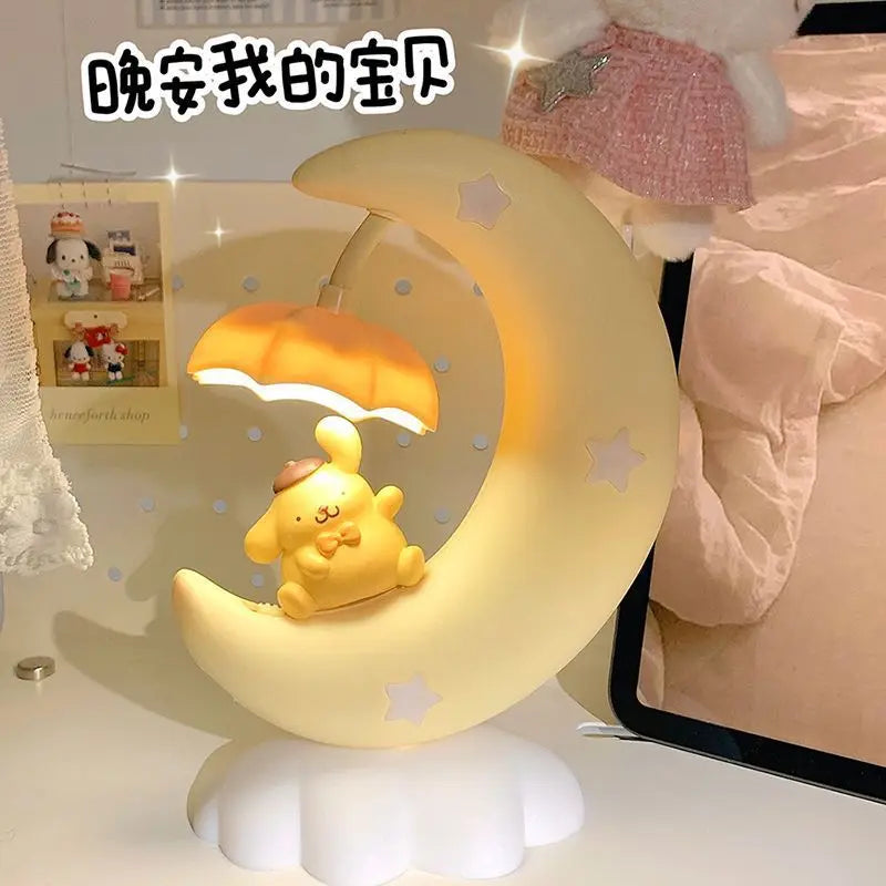 Cute Moon Hello Kitty Night Light - Image 8
