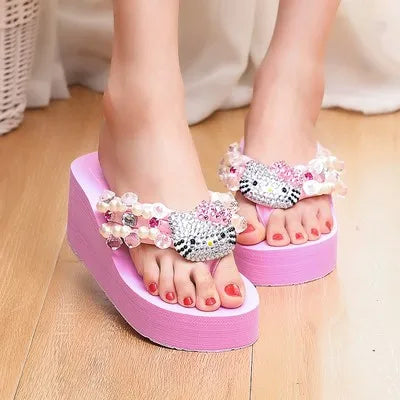 Hello Kitty Sanrio Soft Flip Flop Sandals - Image 7