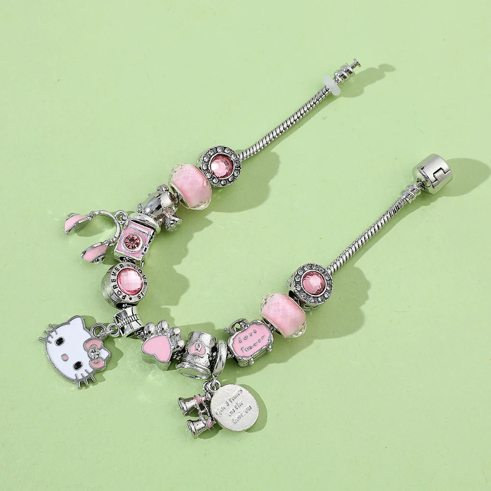 Sanrio Hello Kitty Crystal Beads Bracelet - Image 2