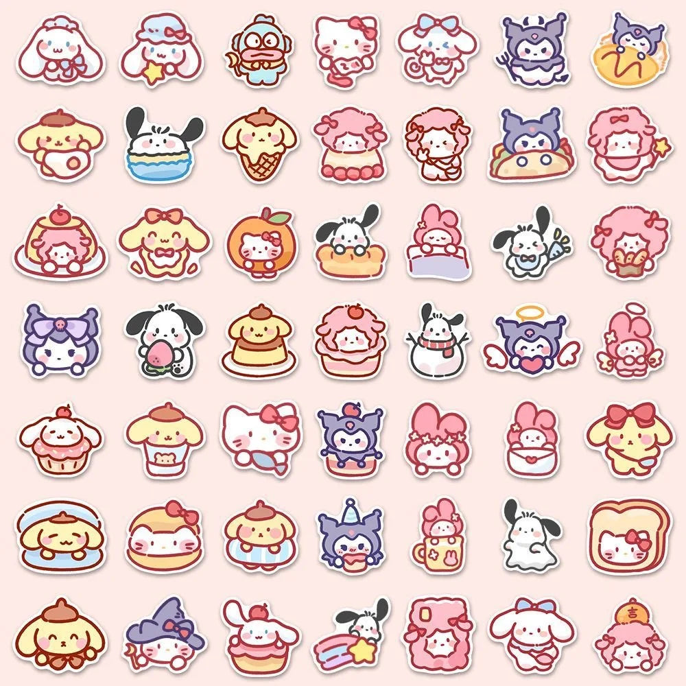 100pcs Cute Sanrio Cartoon Stickers - Image 6