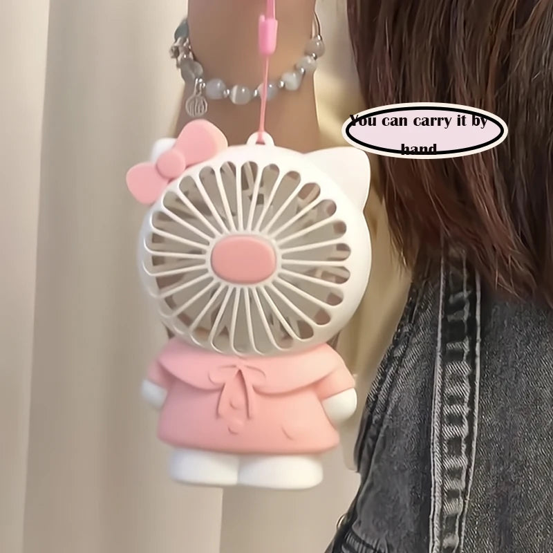 Hello Kitty USB Rechargeable Portable Fan - Image 4