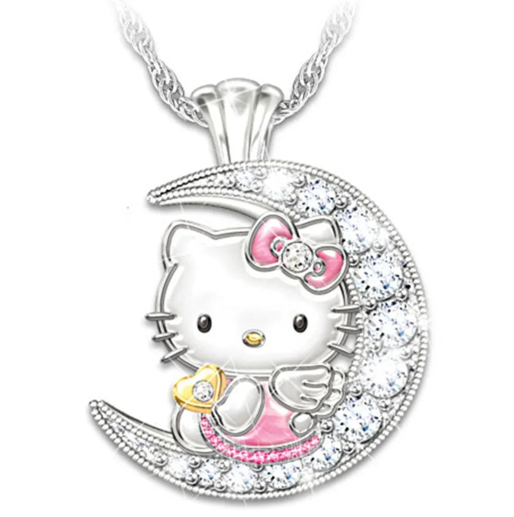 New Kawaii Hello Kitty Children’s Pendant Necklace - Image 7