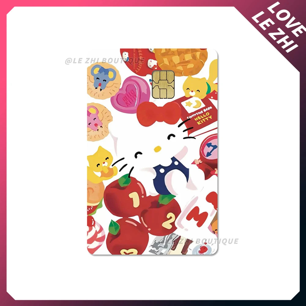 Sweet Sanrio Hello Kitty Credit Card Stickers - Image 5