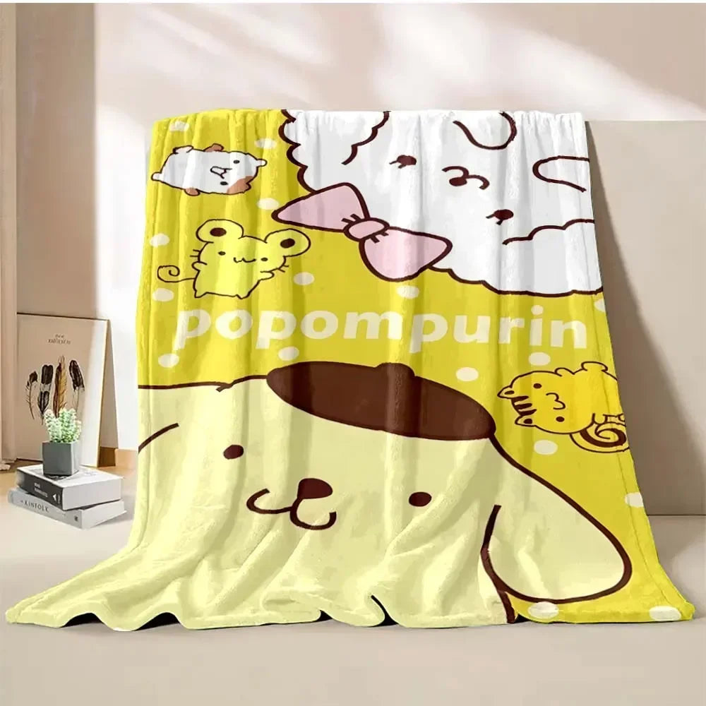 Japanese Pompom Purin Cartoon Blanket - Image 16