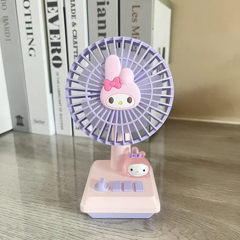 Sanrio Hello Kitty & Kuromi Desktop Small Fan - Image 6