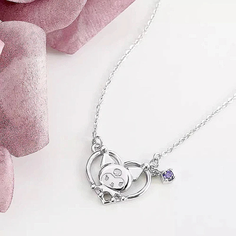 Sanrio Kuromi Silver Necklace - Image 4