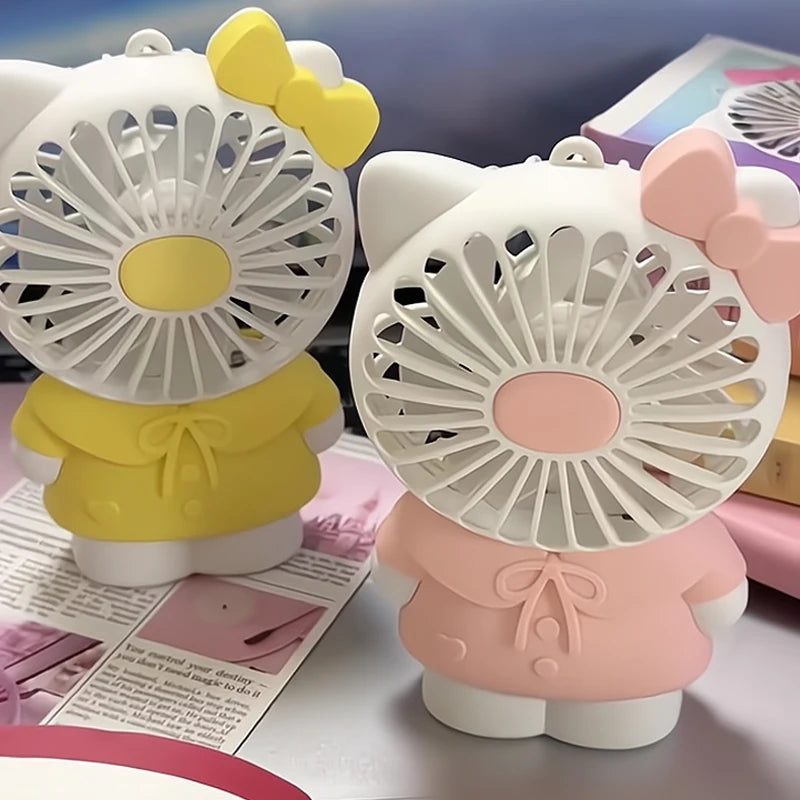 Hello Kitty USB Rechargeable Portable Fan - Image 3