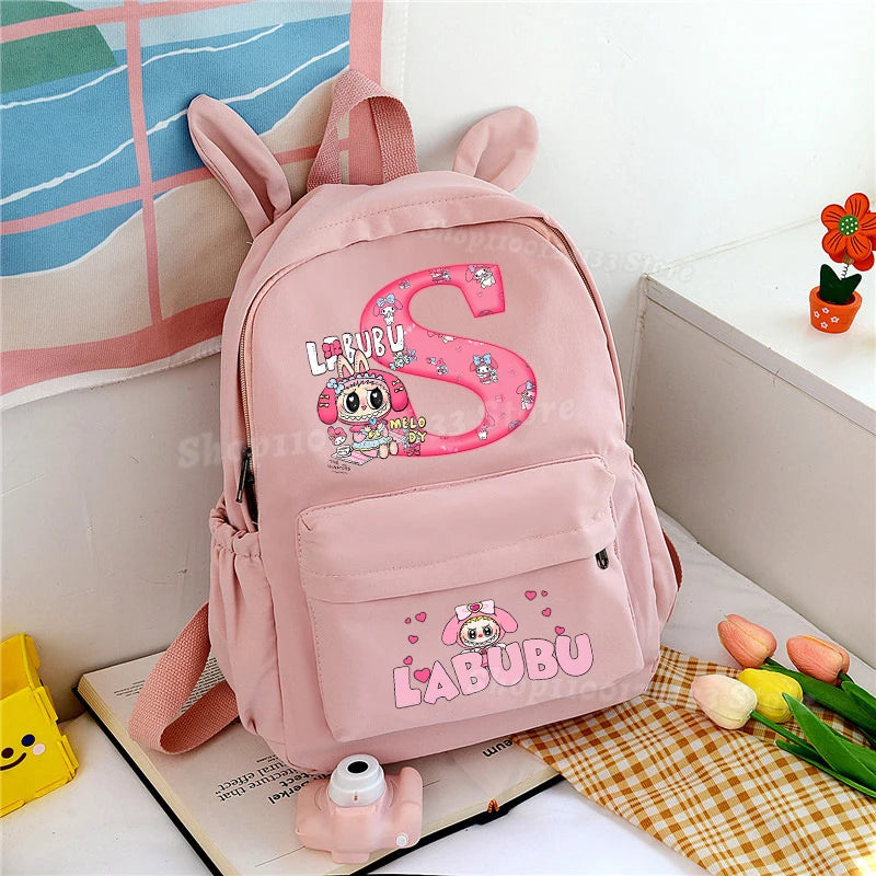 Labubu Melody Girl Kids School Bag - Image 11